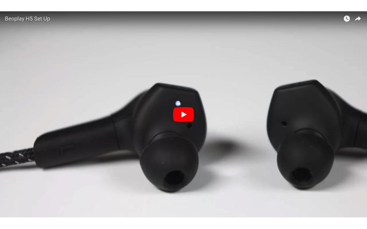 BEOPLAY H5 SETUP AND OPERATE CONTROLS